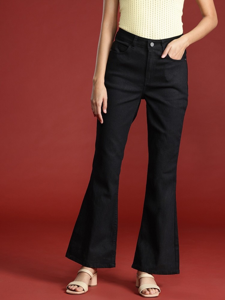 all about you Flared Women Black Jeans - Buy all about you Flared Women  Black Jeans Online at Best Prices in India