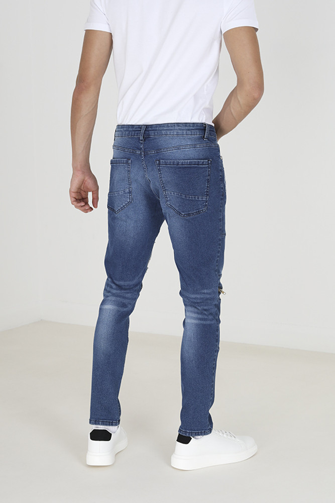 Brave Soul Skinny Men Blue Jeans - Buy Brave Soul Skinny Men Blue 