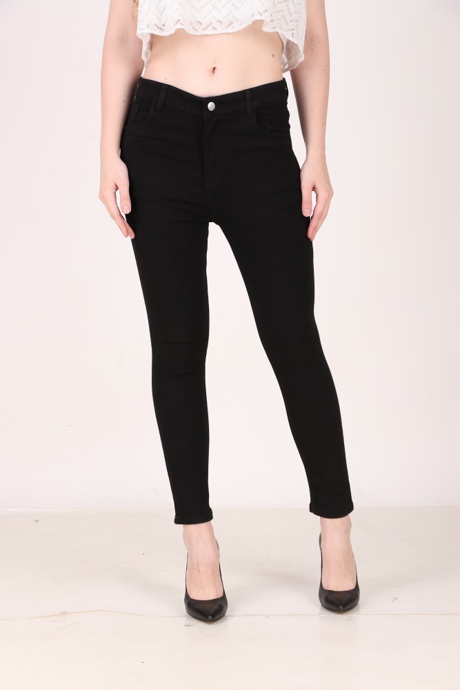 Buy Women High Rise Black Jeans Online at Best Prices in India - JioMart.