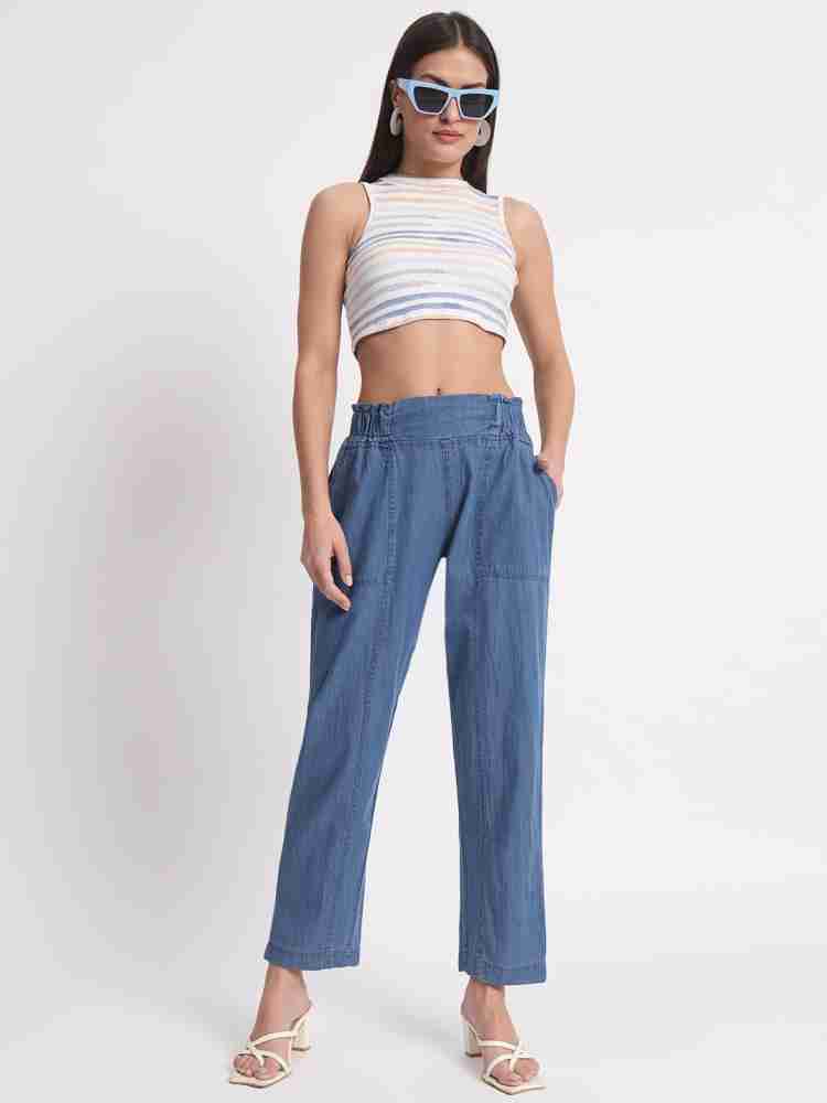 AngelFab Relaxed Fit Women Blue Jeans - Buy AngelFab Relaxed Fit