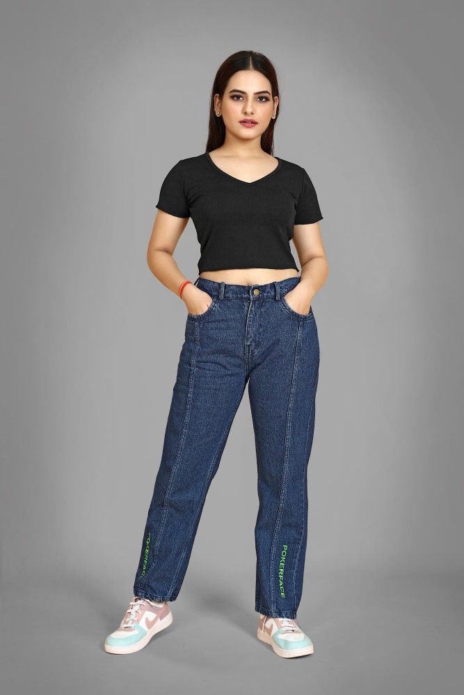 Zizvo Flared Women Dark Blue Jeans - Buy Zizvo Flared Women Dark Blue Jeans  Online at Best Prices in India