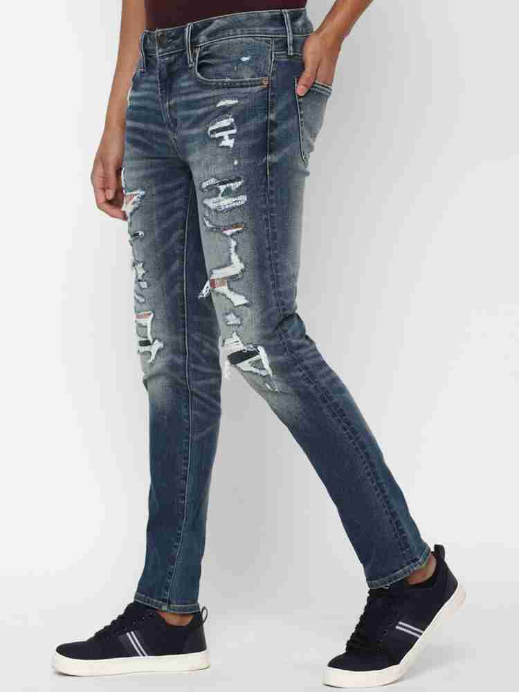 American Eagle Outfitters Skinny Men Blue Jeans - Buy American
