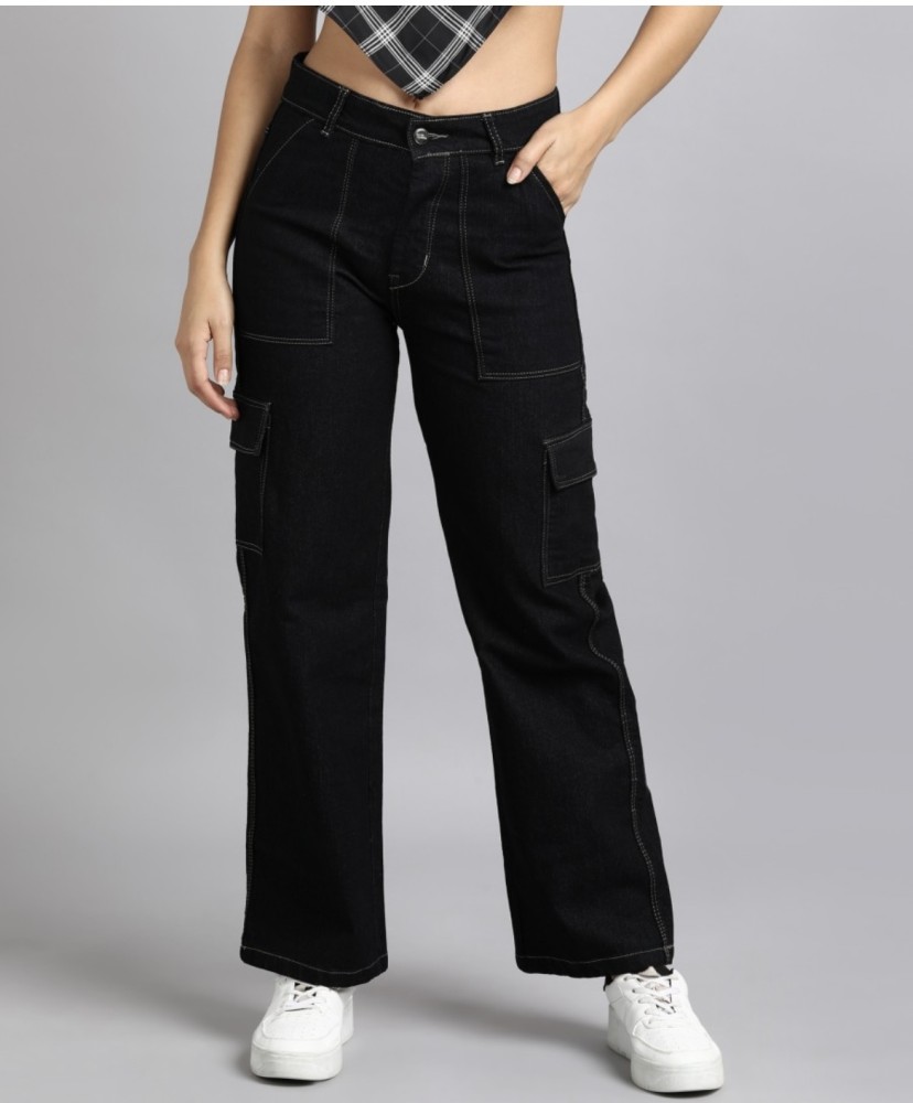 TRENDY LOOKS Flared Women Black Jeans - Buy TRENDY LOOKS Flared Women Black  Jeans Online at Best Prices in India