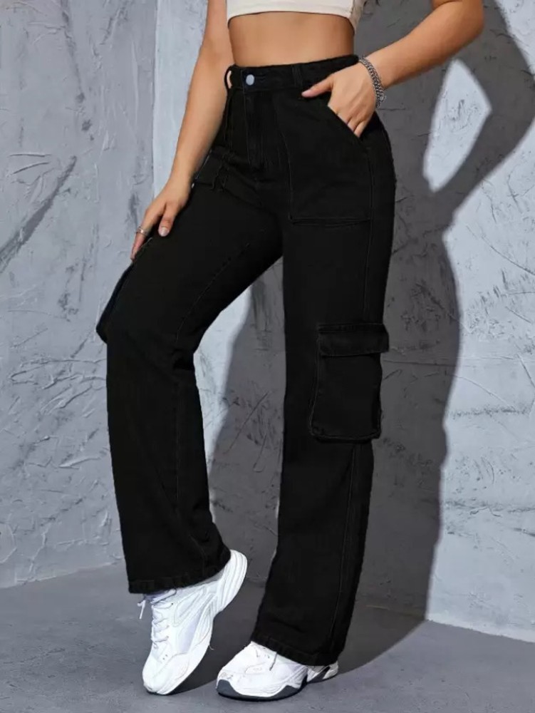 Buy Girls Black Pocket Zipper Jeggings Online at Sassafras