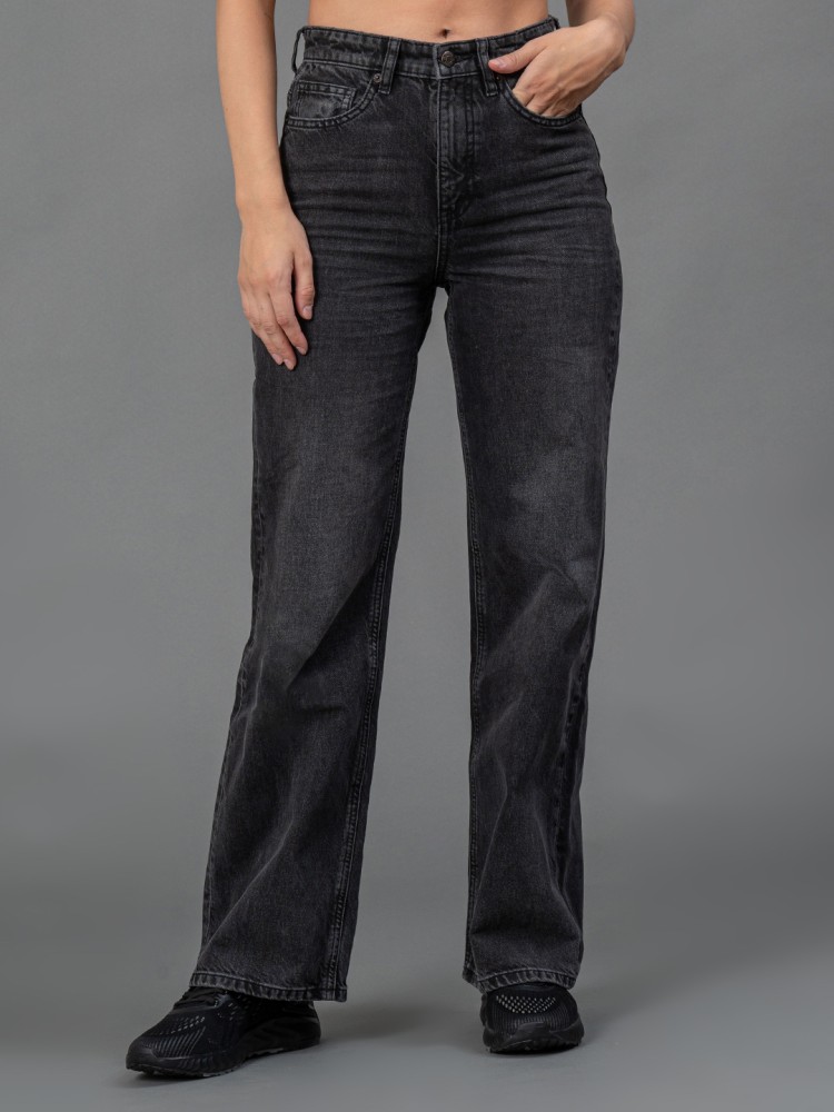 MID WAIST CROPPED Z1975 STRAIGHT LEG JEANS - Mid-blue