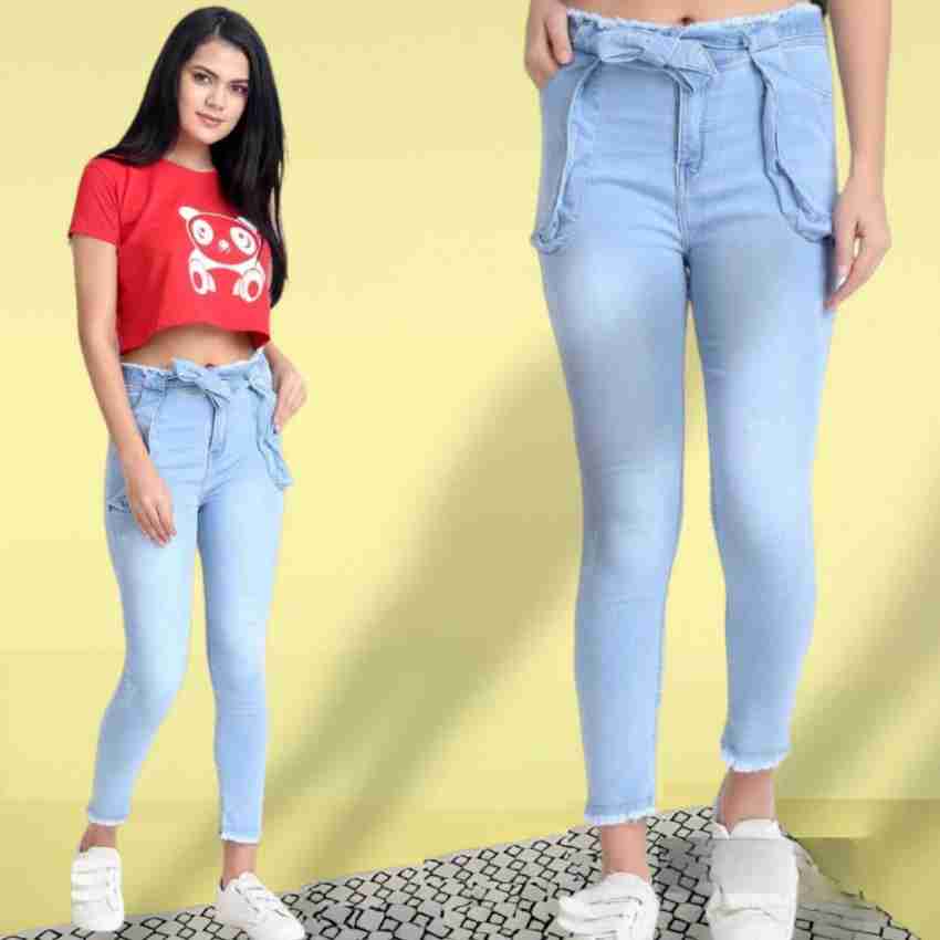 PERFECT FASHION Regular Women Light Blue Jeans - Buy PERFECT FASHION  Regular Women Light Blue Jeans Online at Best Prices in India