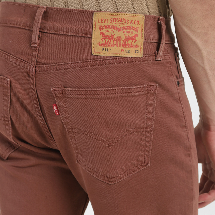 Jean marron homme levi's hotsell