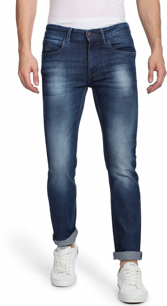 U.S. Polo Assn. Denim Co. Skinny Men Blue Jeans - Buy U.S. Polo Assn. Denim  Co. Skinny Men Blue Jeans Online at Best Prices in India