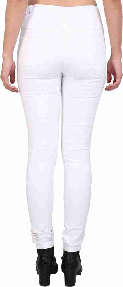 DANBRO White Jegging Price in India - Buy DANBRO White Jegging