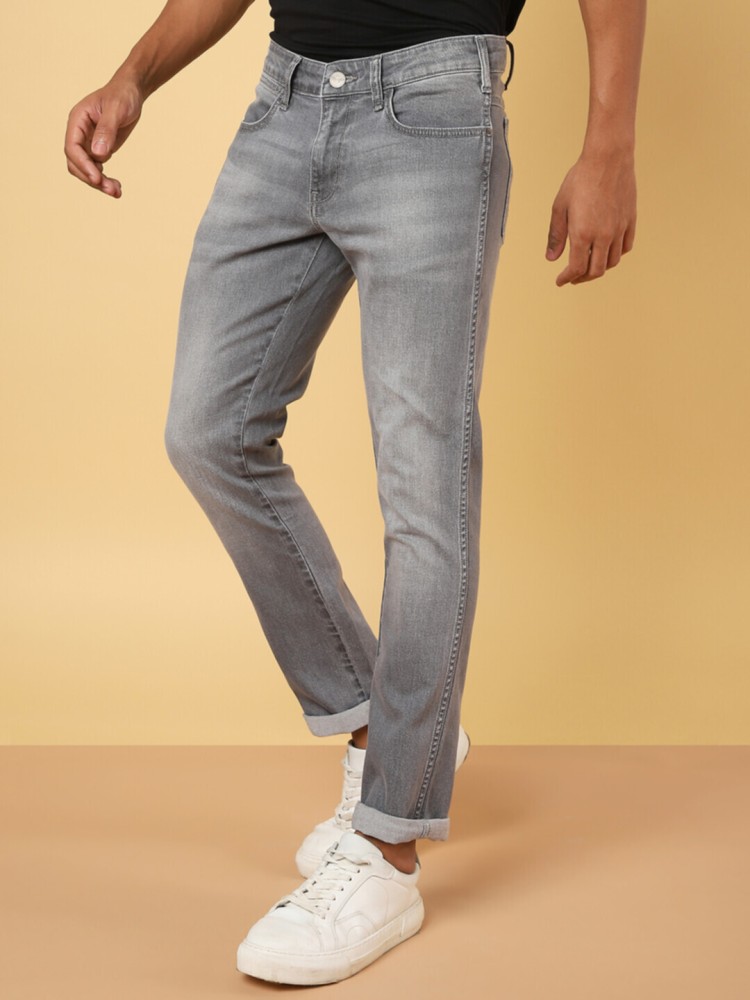 Wrangler Slim Men Grey Jeans - Buy Wrangler Slim Men Grey Jeans