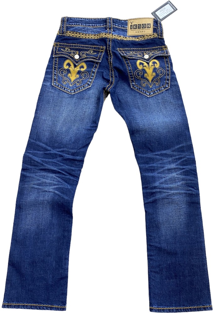 ikson denim club Regular Men Dark Blue Jeans - Buy ikson denim