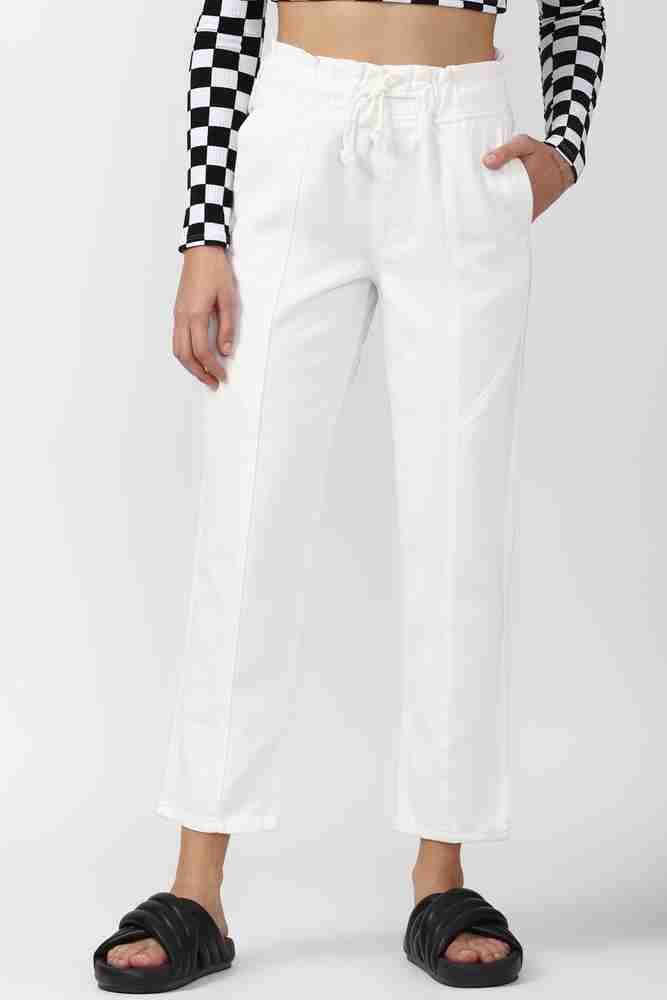 FOREVER 21 Regular Women White Jeans Buy FOREVER 21 Regular