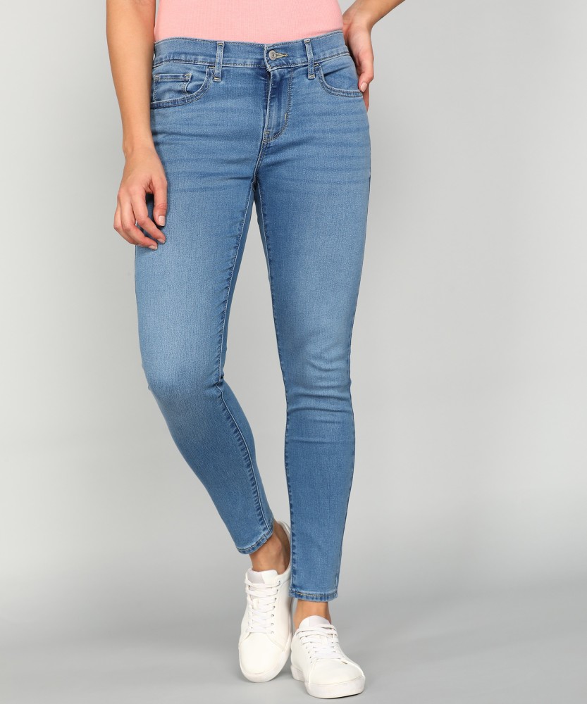 Levi's 710 super outlet skinny light blue