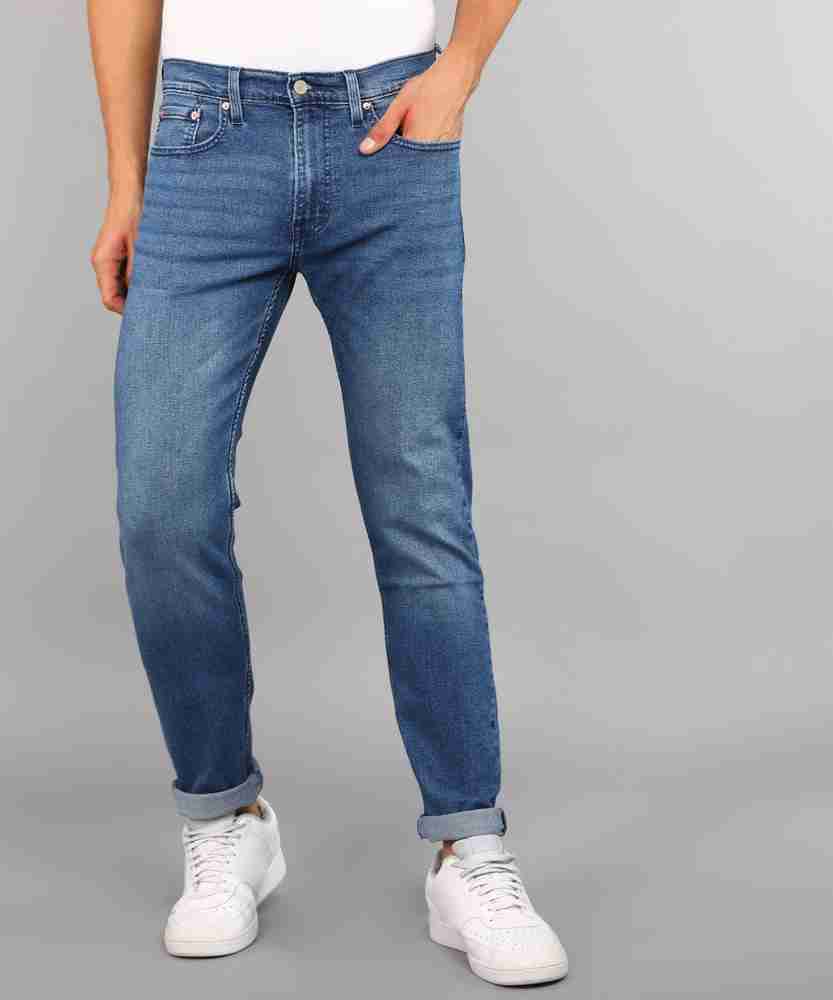 LEVI S 512 Tapered Fit Men Blue Jeans Buy LEVI S 512 Tapered Fit
