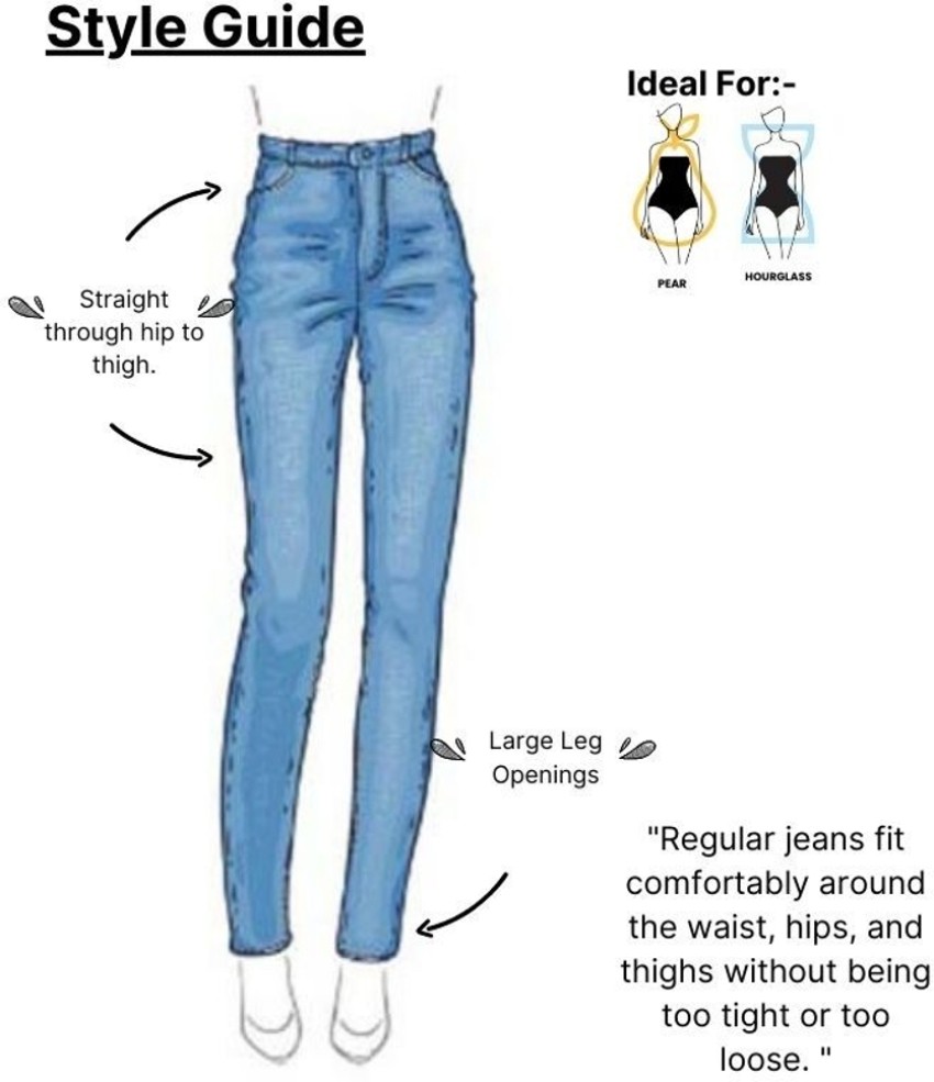 SASSAFRAS Regular Women Blue Jeans - Buy SASSAFRAS Regular Women