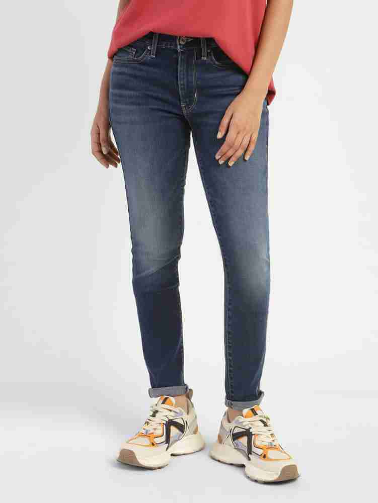 LEVI'S 711 Skinny Women Blue Jeans - Buy LEVI'S 711 Skinny Women