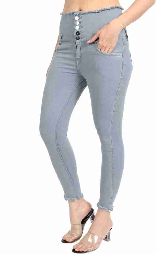 MISS CRAZY Slim Women Blue Jeans Buy MISS CRAZY Slim Women Blue