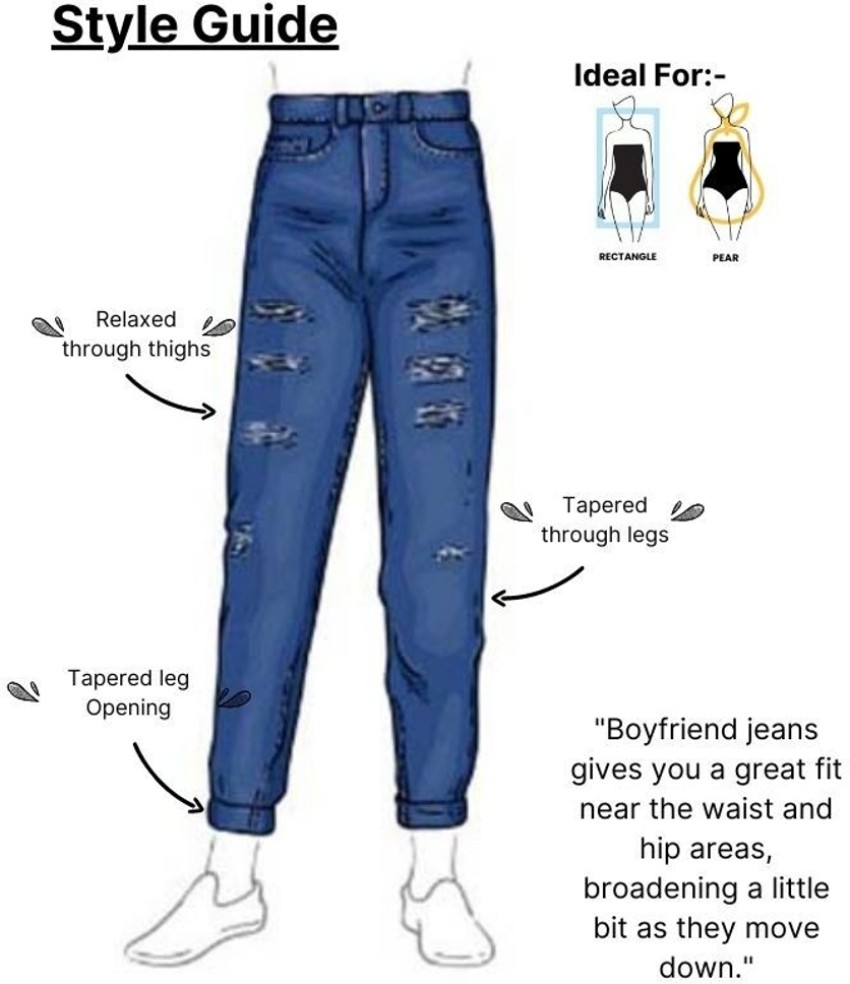 Tokyo Talkies Boyfriend Women Light Blue Jeans - Buy Tokyo Talkies  Boyfriend Women Light Blue Jeans Online at Best Prices in India