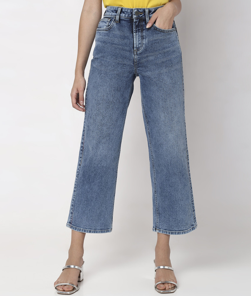VERO MODA Regular Women Blue Jeans Buy VERO MODA Regular Women Blue Jeans Online at Best Prices in India Flipkart