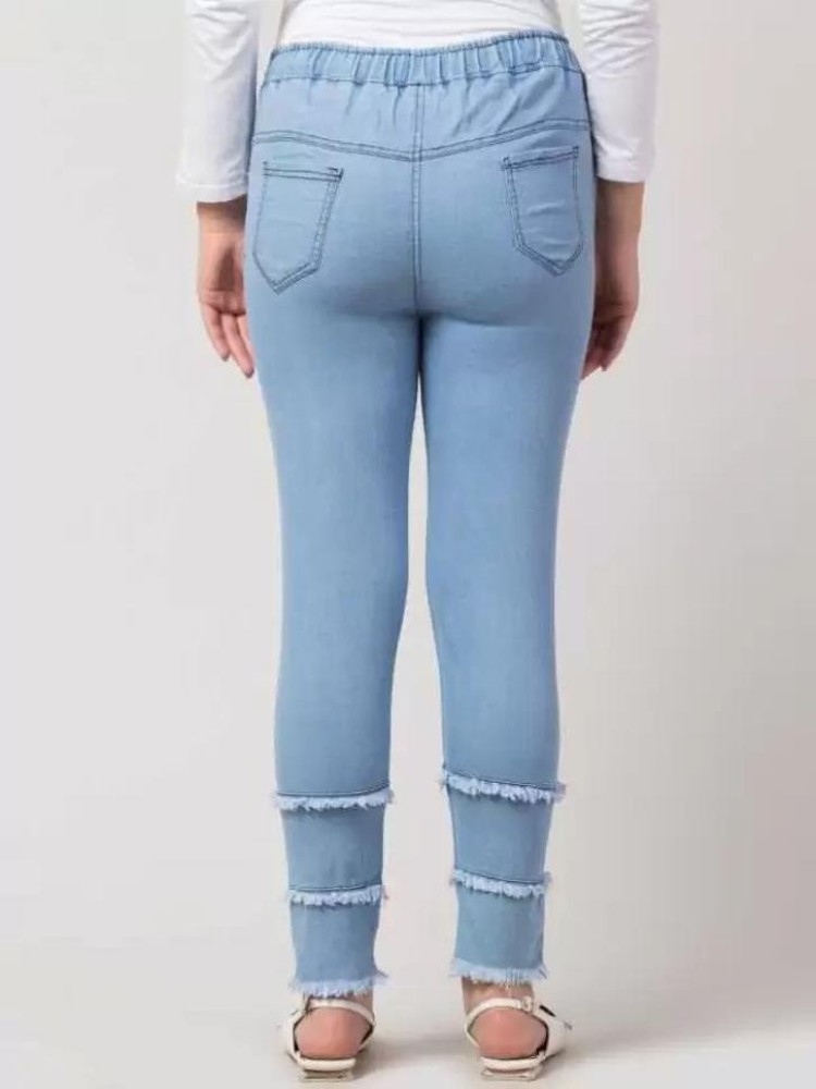 NEHA FASHION Jogger Fit Girls Blue Jeans - Buy NEHA FASHION Jogger Fit  Girls Blue Jeans Online at Best Prices in India