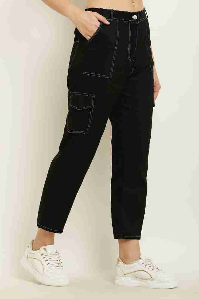 Buy KAFF Womens Jeans Look Trouser pant jegging-Black Online at Best Prices  in India - JioMart.