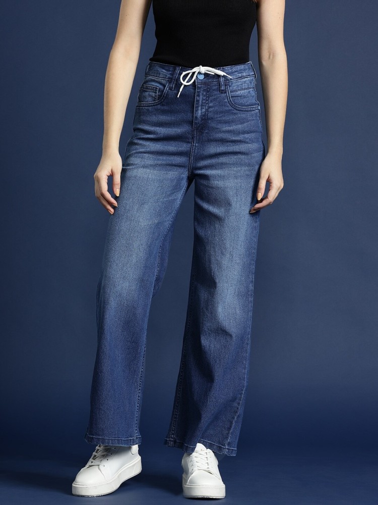 Mast & Harbour Flared Women Blue Jeans - Buy Mast & Harbour Flared