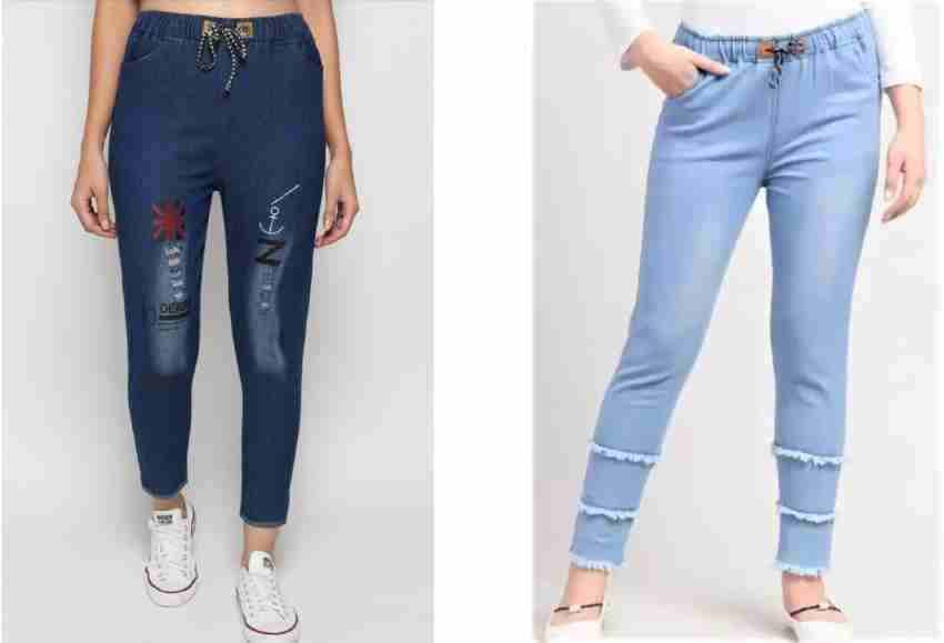 nice look fashion Jogger Fit Girls Blue Jeans - Buy nice look