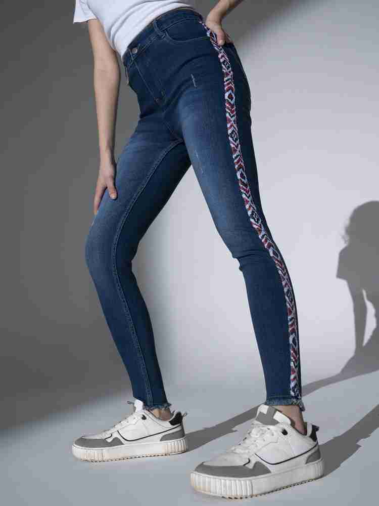 Side stripe best sale jeans flipkart