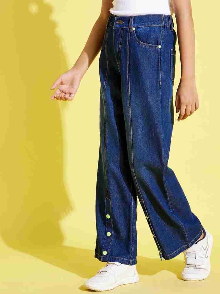 Noh.Voh - SASSAFRAS Kids Regular Girls Blue Jeans - Buy Noh.Voh - SASSAFRAS  Kids Regular Girls Blue Jeans Online at Best Prices in India