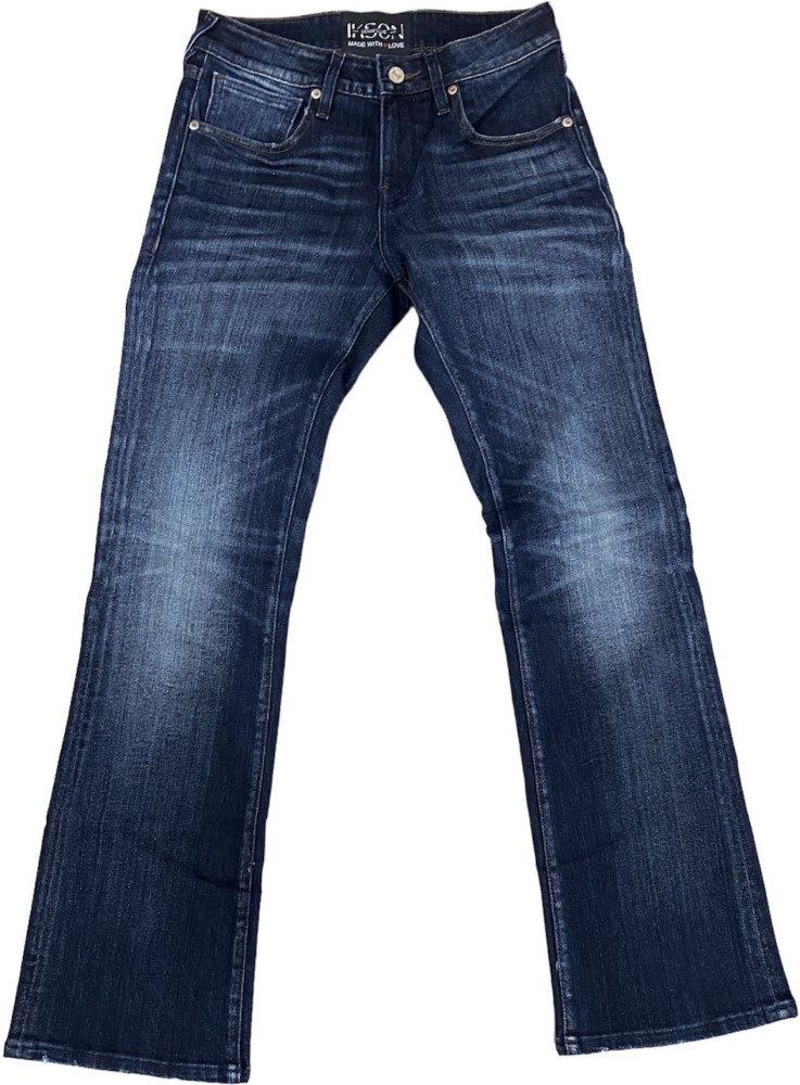 ikson denim club Boot-Leg Men Dark Blue Jeans - Buy ikson denim