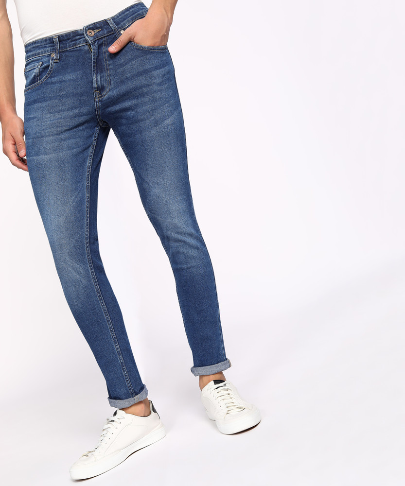 Spykar Super Skinny Men Blue Jeans Buy Spykar Super Skinny Men
