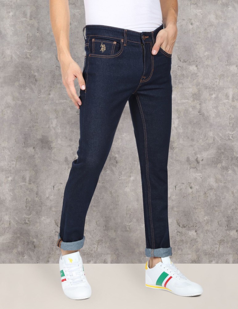 U.S. Polo Assn. Denim Co. Skinny Men Blue Jeans - Buy U.S. Polo Assn. Denim  Co. Skinny Men Blue Jeans Online at Best Prices in India