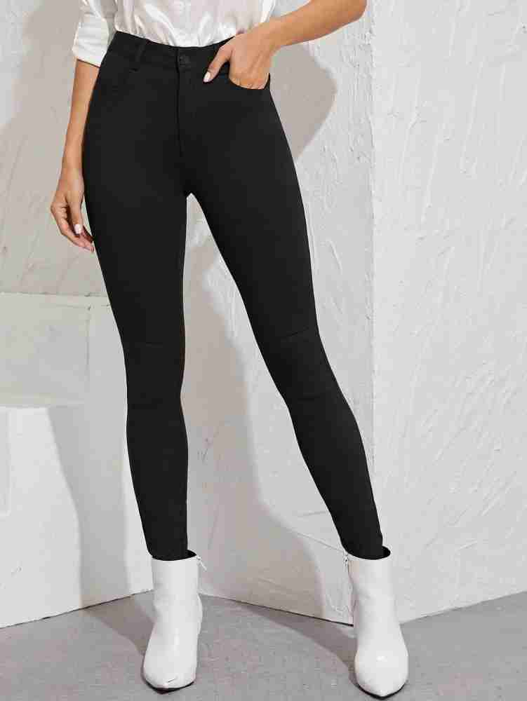 Buy Black Leggings for Women by BUYNEWTREND Online