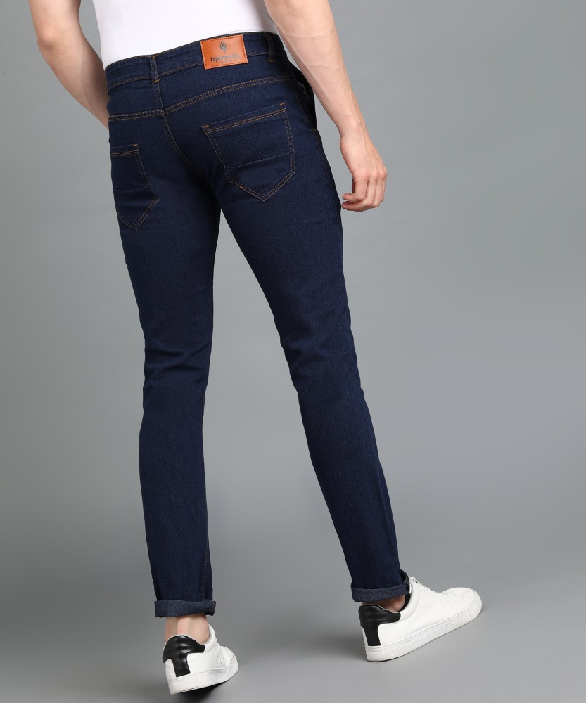 Buy Supernova Inc. Slim Men Dark Blue Jeans Online at Best Prices