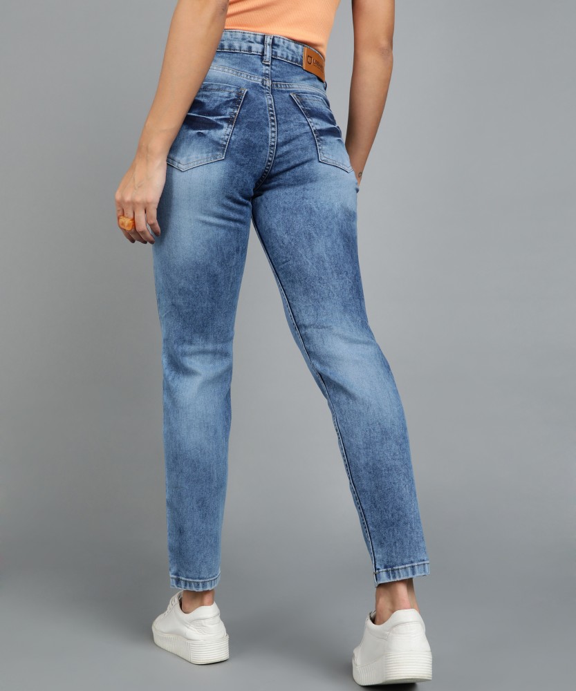 Urbano Fashion Regular Women Dark Blue Jeans - Buy Urbano Fashion