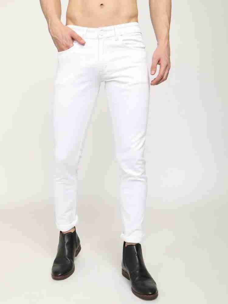 Mens white best sale jeans 42 waist