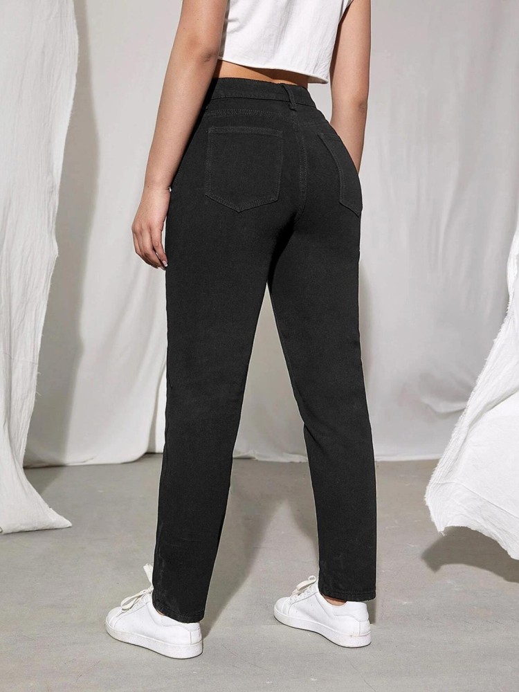 KOTTY Flared Women Black Jeans - Buy KOTTY Flared Women Black Jeans Online  at Best Prices in India