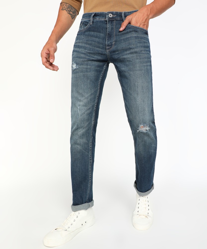 Flying machine slim men sales blue jeans