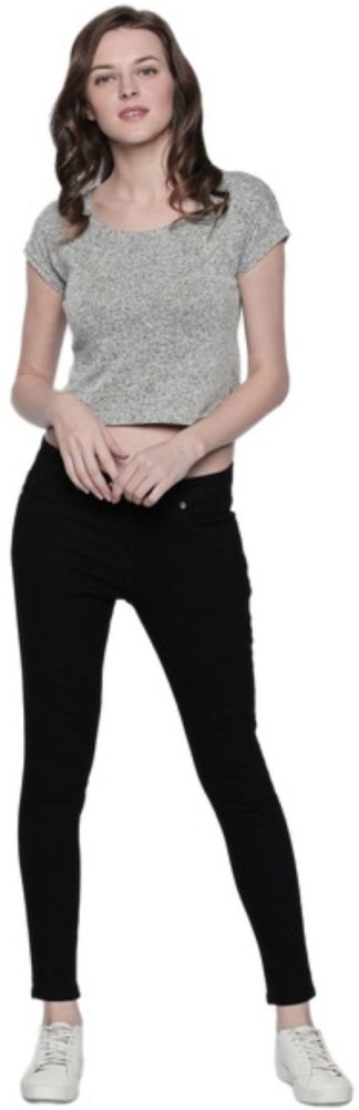 High Star Plus Size Slim Women Black Jeans - Buy High Star Plus Size Slim Women  Black Jeans Online at Best Prices in India