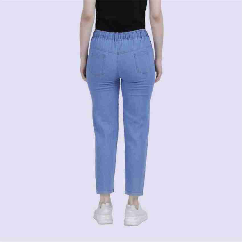 GORIYA Jogger Fit Women Blue Jeans - Buy GORIYA Jogger Fit Women Blue Jeans  Online at Best Prices in India