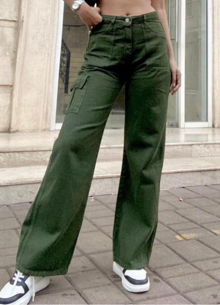 LIODIX Boot-Leg Women Green Jeans - Buy LIODIX Women Green Jeans Online at Prices in India Flipkart.com