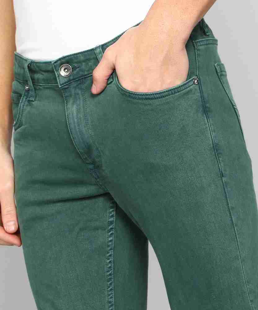 Louis Philippe Jeans Slim Men Green Jeans - Buy Louis Philippe Jeans Slim  Men Green Jeans Online at Best Prices in India