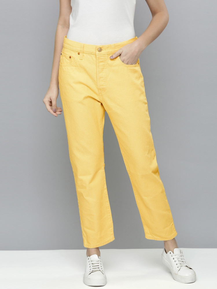 Levis yellow jeans hotsell