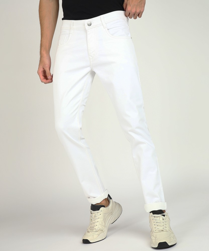 SPARKY Slim Men White Jeans - Buy SPARKY Slim Men White Jeans Online at  Best Prices in India