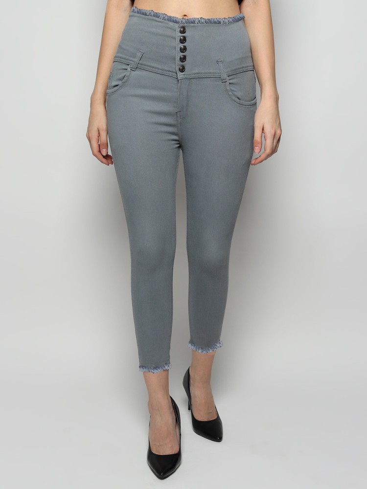 Grey 2025 jeans girls