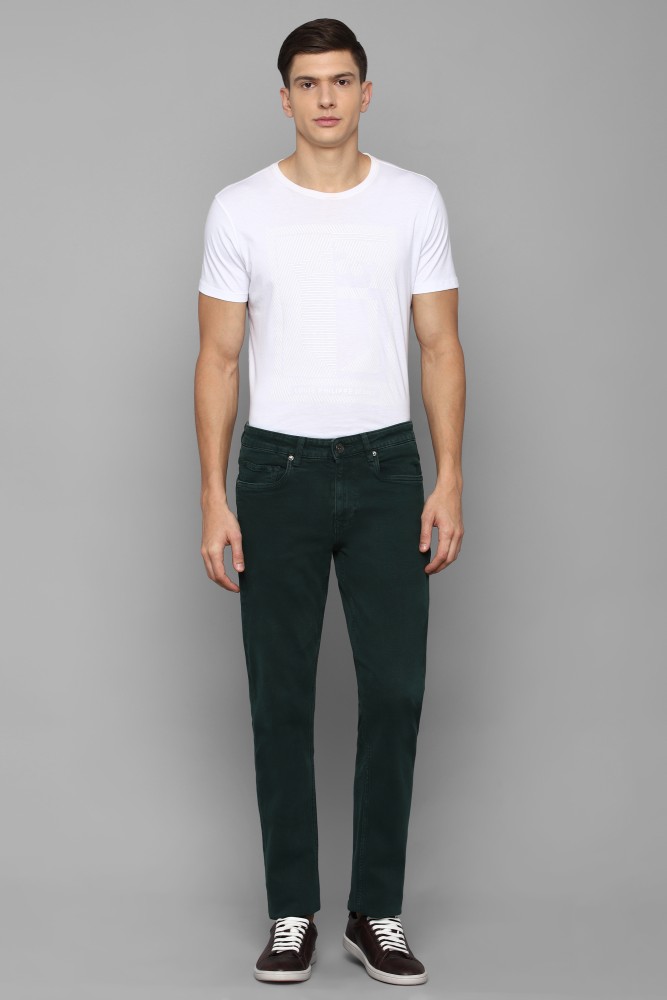 Louis Philippe Jeans Slim Men Green Jeans - Buy Louis Philippe