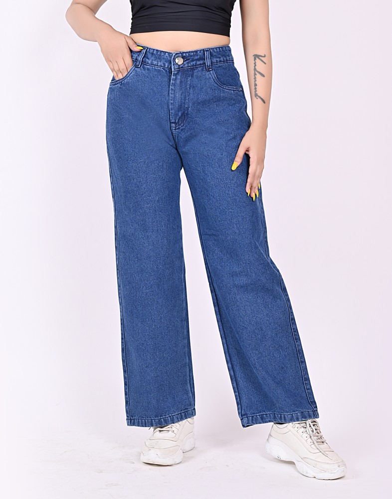 DITTOR Boyfriend Women Dark Blue Jeans - Buy DITTOR Boyfriend Women Dark  Blue Jeans Online at Best Prices in India