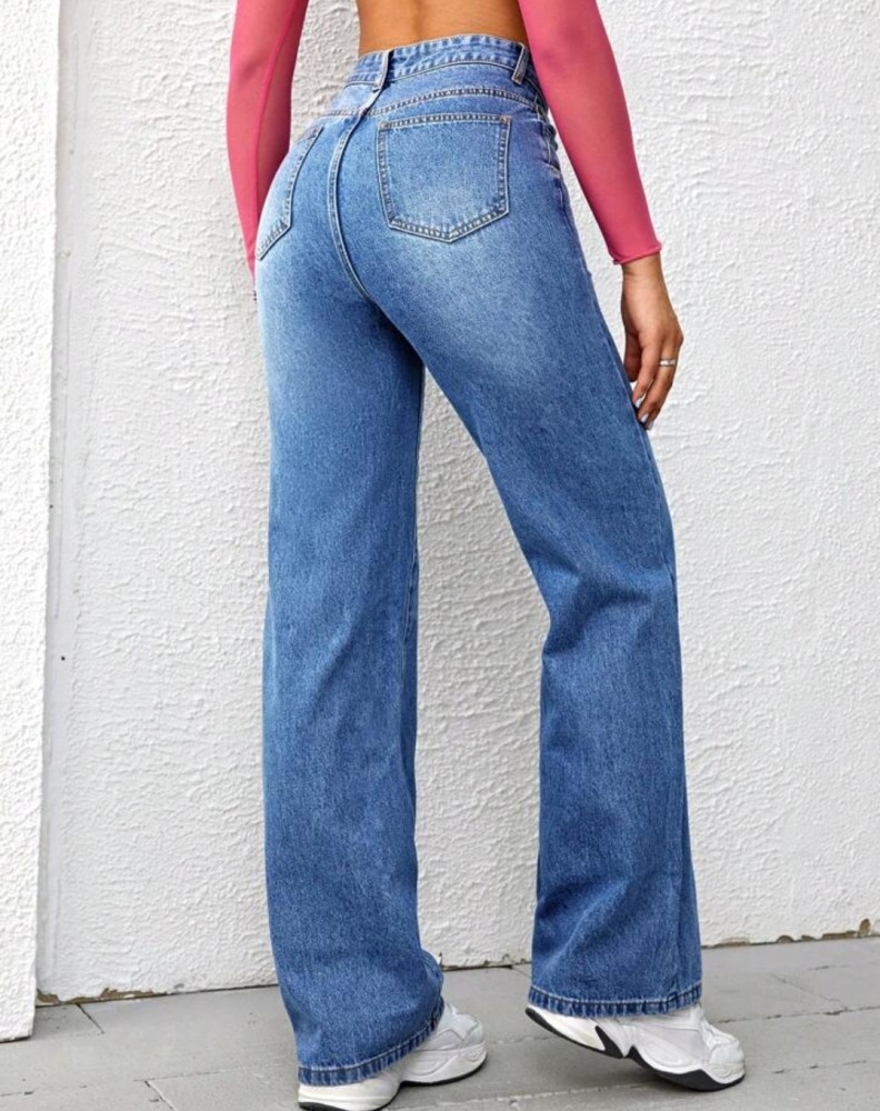 beauty Boyfriend Women Blue Jeans - Buy beauty Boyfriend Women Blue Jeans  Online at Best Prices in India