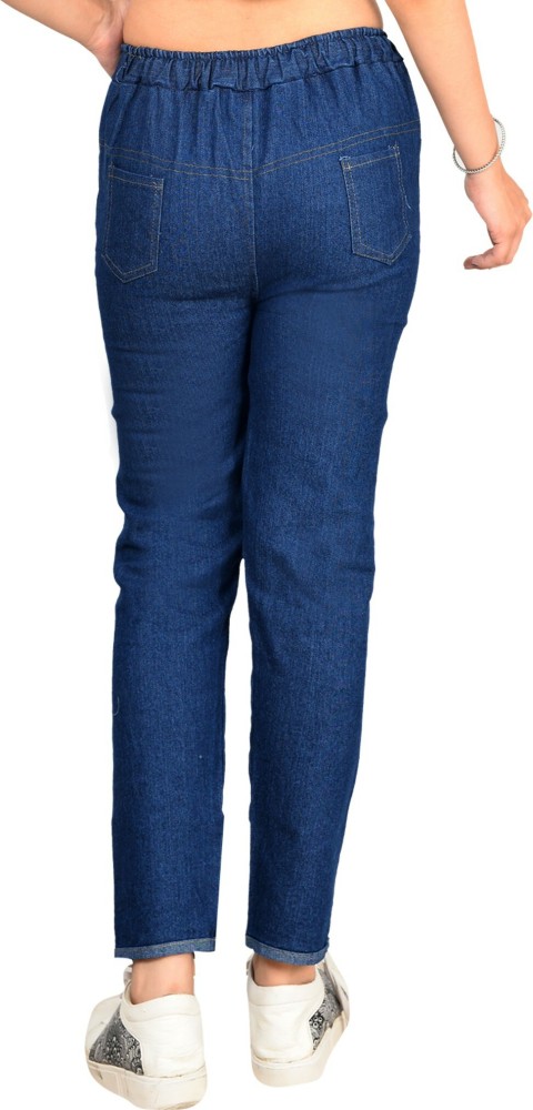 NEHA FASHION Jogger Fit Girls Dark Blue Jeans - Buy NEHA FASHION Jogger Fit  Girls Dark Blue Jeans Online at Best Prices in India