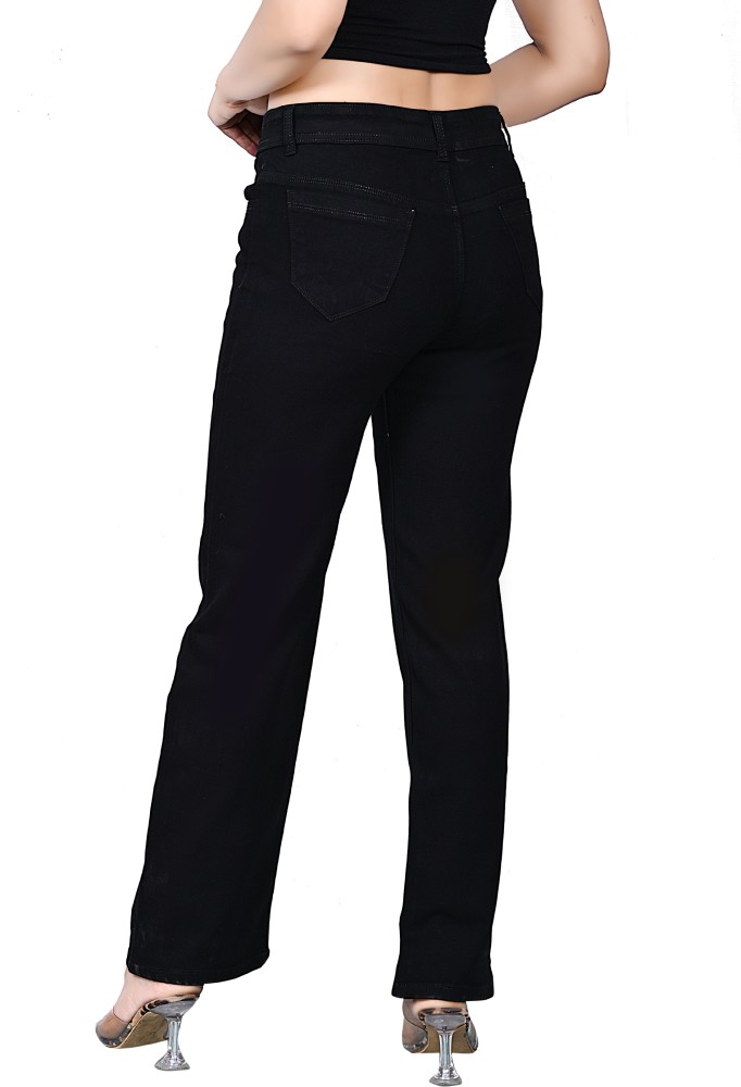 URBAN A-LINE Flared Women Black Jeans - Buy URBAN A-LINE Flared Women Black  Jeans Online at Best Prices in India
